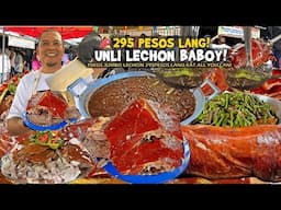 70Kgs JUMBO LECHON, 295Pesos Lang! TRENDING na "UNLI LECHON EAT ALL YOU CAN" sa PANIQUI TARLAC!