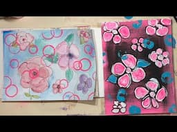 PRETTY PAINTED PAPERS FOR YOUR JOURNALS