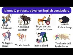 Idioms and phrases | daily use english vocabulary | Advance English vocabulary
