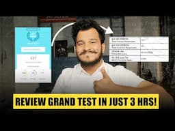 The SECRET to Boost Grand Test Scores in Just 1 Month | 160+ correct | NEET PG 2025