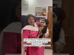 West Bengal Customer feedback Silicon Laddu Gopal (lala) 27inch Order Booked Now #vrindavan #shorts