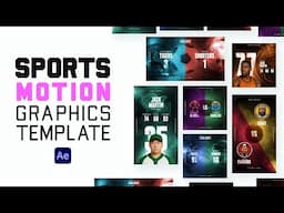 Sports Templates Motion Pack 8 Tutorial
