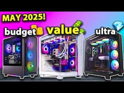 Top 5 Best Prebuilt Gaming PCs May 2025! 🔥 [All Budgets]