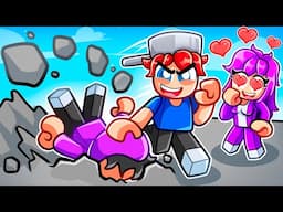 I Became the STRONGEST to GET my GIRLFRIEND BACK in Roblox Strongest Battlegrounds