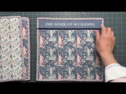 Patriotic project bag panels celebrating America’s Independence