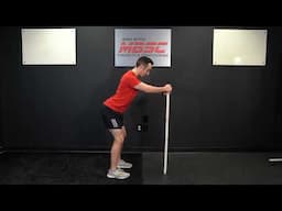 Golf Posture Pelvic Tilt with PVC