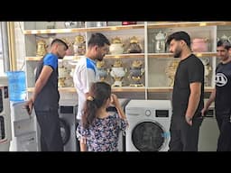 Hashem purchases household appliances in preparation for inspectors' visit