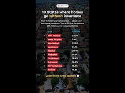 10 States where homes go without insurance