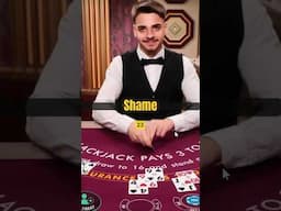 Shameeeee on blackjack
