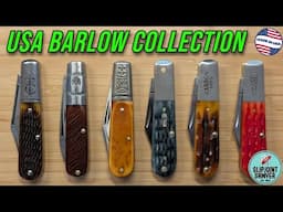 USA Made Barlow Pocket Knife Sub Collection