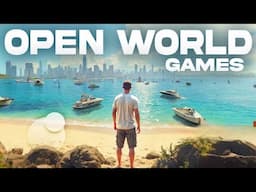 Top 10 Best OPEN WORLD Games Like GTA 5 for Android 2025 | Open World Games