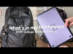 📓what’s in my backpack? + apps I use for studying - college student edition!
