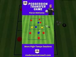 Kieran McKenna 3v1+2 Transfer Game #soccercoach #soccer #reels #reel #tactics #shorts #shorts #drill
