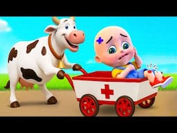 Wheels On The Bus Go Round And Round + Lola the cow song + Bingo | Nursery Rhymes and Kids Songs