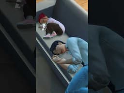Stay-at-home dad morning routine 🫶 #sims4 #gaming #shorts