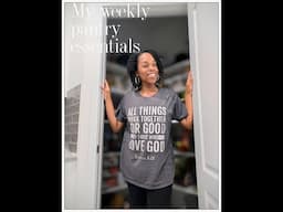 Adding these SIMPLE items to my pantry helped me achieve my health goals | Small Pantry Tour