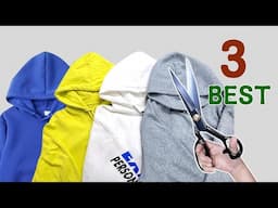 DIY 안입는 후드티의 최고의 아이디어  3가지!!/3 Best Ideas for Hoodies You Don't Wear!!/후드티 리폼/Upcycling a hoodie