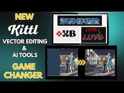 You can now Vectorize with Kittl...GAME CHANGER!  BRAND NEW UPDATES FOR GRAPHIC DESIGN!