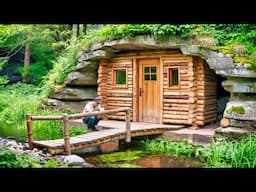Man built An Under-Rock Home!