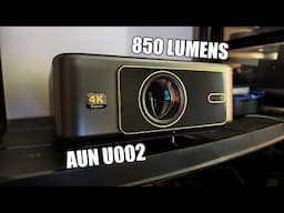 AUN U002 Android Projector - 850 Lumens - HDR - Auto Focus (Under £250)