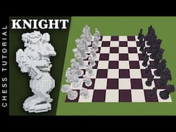 How to Build a Knight | Minecraft Chess Tutorial