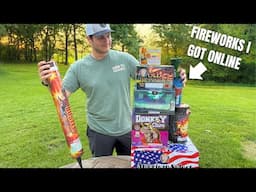Lighting Fireworks I Bought ONLINE!
