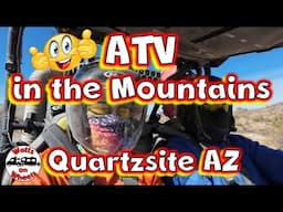 🫨ATV in the Mountains of Quartzsite, AZ // Dave has the Need for Speed // Awesome!