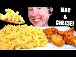 ASMR MAC & CHEESE & CHICKEN NUGGETS MUKBANG EATING SOUNDS