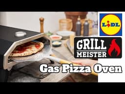 Lidl's Grill Meister Gas Pizza Oven |Stone-Baked Pizza at Home?🍕