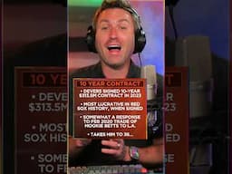 Red Sox REVERSE direction on 10 year Rafael Devers contract? #mlb #baseball #news