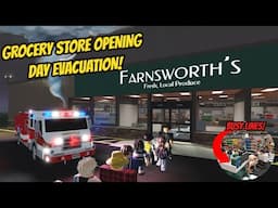 Greenville, Wisc Roblox l *NEW* Grocery Store Opening Day TORNADO Escape Update Roleplay