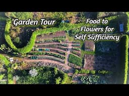 Living Off Our Land GARDEN TOUR | Self-Sufficiency Gardening & Plant Inspiration - UK