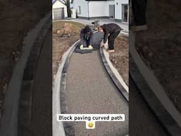 Block paving path #asmrvideo #patio #path