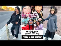Sneaking Out For Ice Cream and Pizza