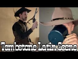 Tombstone Latin Scene (Linguists Pay Tribute) with @polyMATHY_Luke