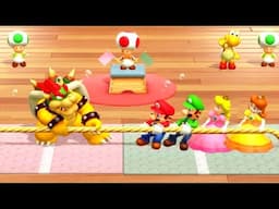 Super Mario Party but it's Bowser versus all characters