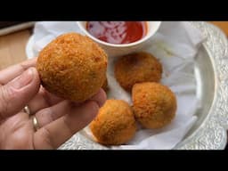 Instant snack recipe|Iftar special snack|Potato and chicken cheese balls|Evening snack recipe.
