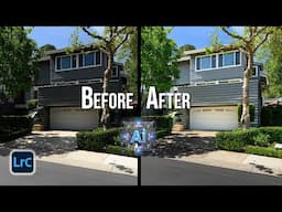 NEW AI Editing Tool for Exterior Real Estate Photography