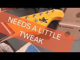 SVK STRAT IN FOR A SETUP AND REPAIR