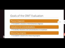 OMT evaluation | Orthopeadic/ Osteogenic Manual Therapy Evaluation Maheen Jee