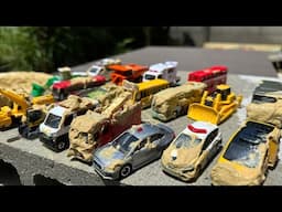 Tomica Disney Cars etc. ☆ Play in the mud and wash the car!
