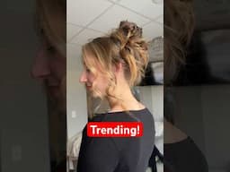 Trendy high bun tutorial for prom & bridesmaids #hair #tutorial