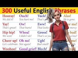 🔥Important English Expressions! to speak English Easily and Fluently / B1 English Listening Practice