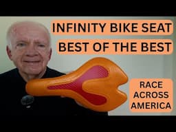 INFINITY BIKE SEAT - BEST OF THE BEST - RACE ACROSS AMERICA WHISKEY CARBON FORK ON MY PRIORITY 600X