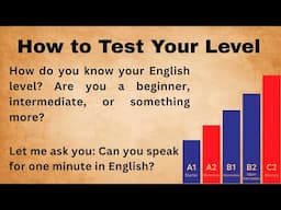 How to Test Your Level || How to Check your English level || Bookish English