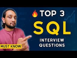 Top 3 SQL Interview Questions You Must Know (With Answers)