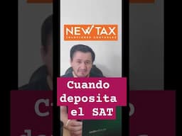 Cuando DEPOSITA mi Devolución el SAT #shorts  #declaracionanual #devoluciondeimpuestos