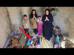 "Thanking Suzanne and her children to the operator Reza for bringing school clothes" 😢😭
