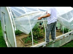 DIY PVC Greenhouse Disassembly (after 8.5 years of use)