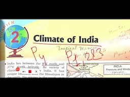 ICSE Class 10 geography chapter 2 climate of India
